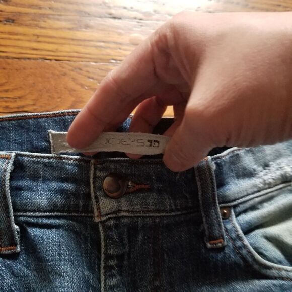 Joe's Jeans Men's 33x33 Rebel Fit Distressed Straight Leg Denim Blue Jeans - Picture 3 of 12